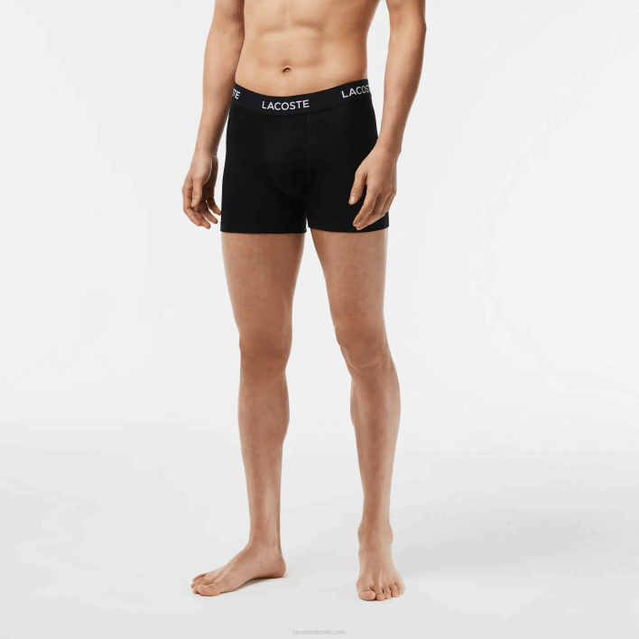 Lacoste 5-Pack Logo Waist Boxers 646T1399 Black 031 Men