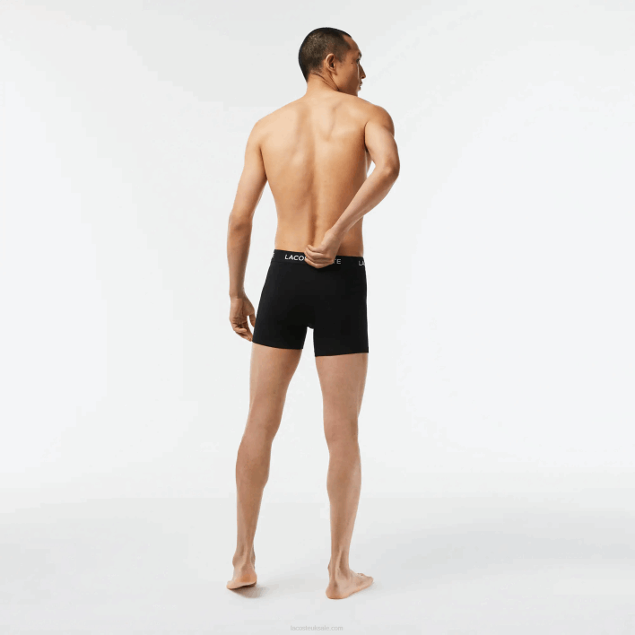 Lacoste 5-Pack Logo Waist Boxers 646T1399 Black 031 Men