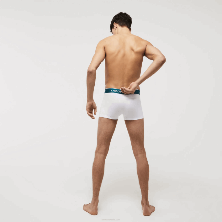 Lacoste Casual Boxer Brief 3-Pack 646T483 White 001 Men