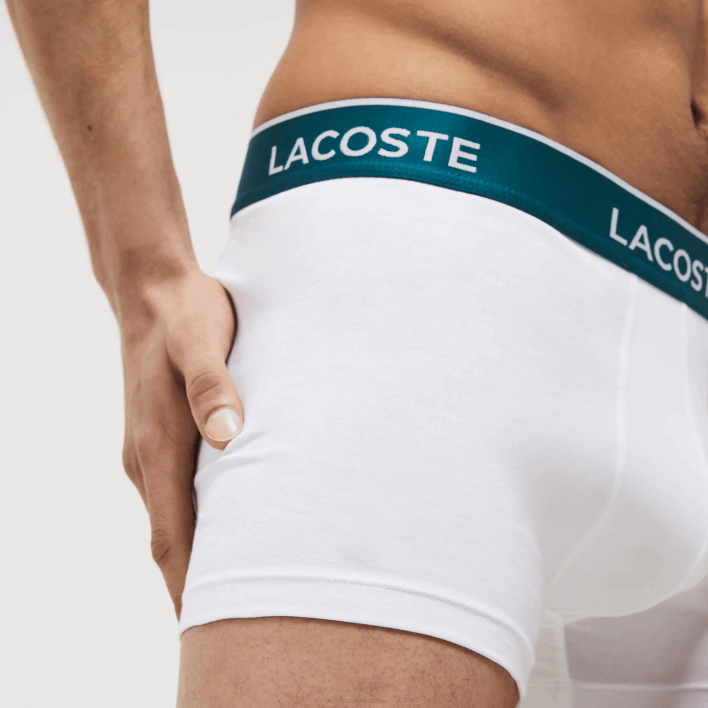 Lacoste Casual Boxer Brief 3-Pack 646T483 White 001 Men