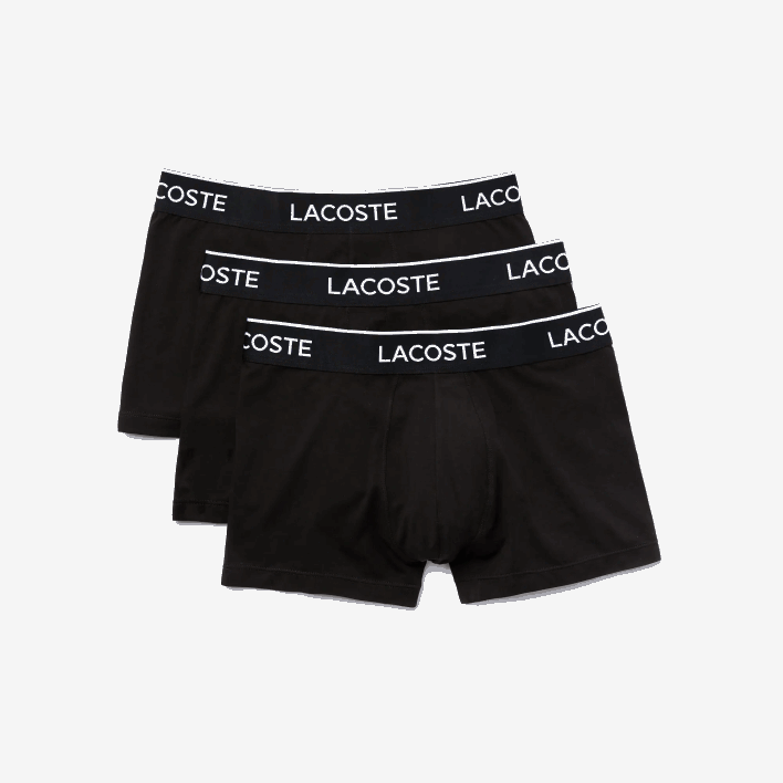 Lacoste Casual Boxer Brief 3-Pack 646T484 Black 031 Men