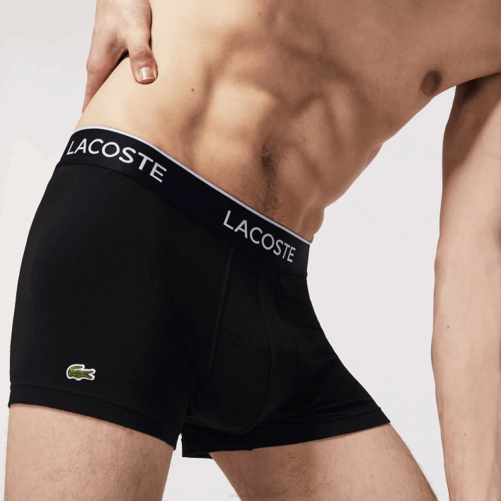Lacoste Casual Boxer Brief 3-Pack 646T484 Black 031 Men