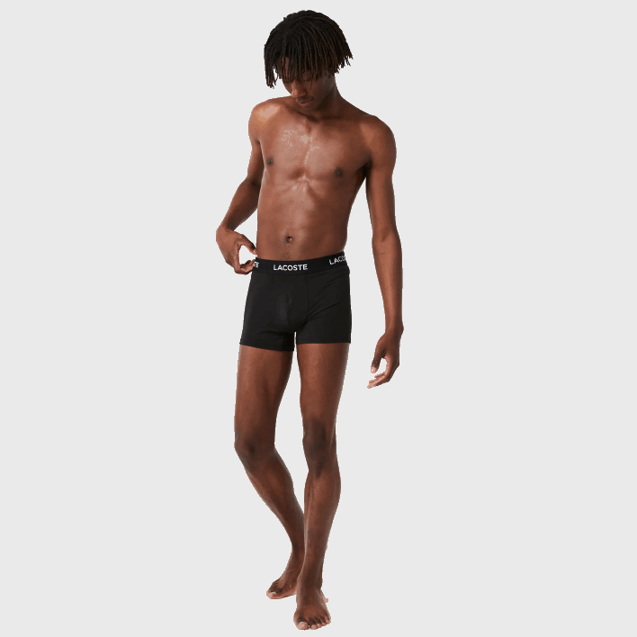 Lacoste Microfiber Trunk 3-Pack 646T1461 Black 031 Men