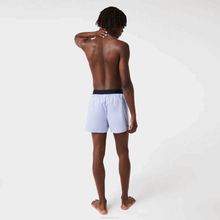 Lacoste Ultra-Soft Cotton Boxer 3-Pack 646T1578 Navy Blue VUC Men