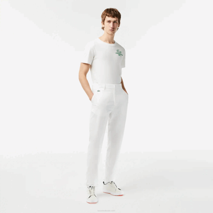 Lacoste SPORT Stretch Golf Chinos 646T421 White 70V Men