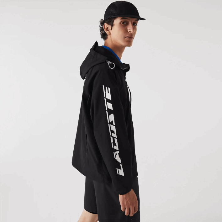 Lacoste Branded Twill Jacket 646T1292 Black 031 Men