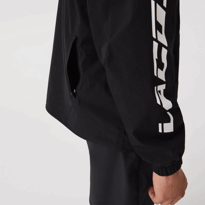 Lacoste Branded Twill Jacket 646T1292 Black 031 Men