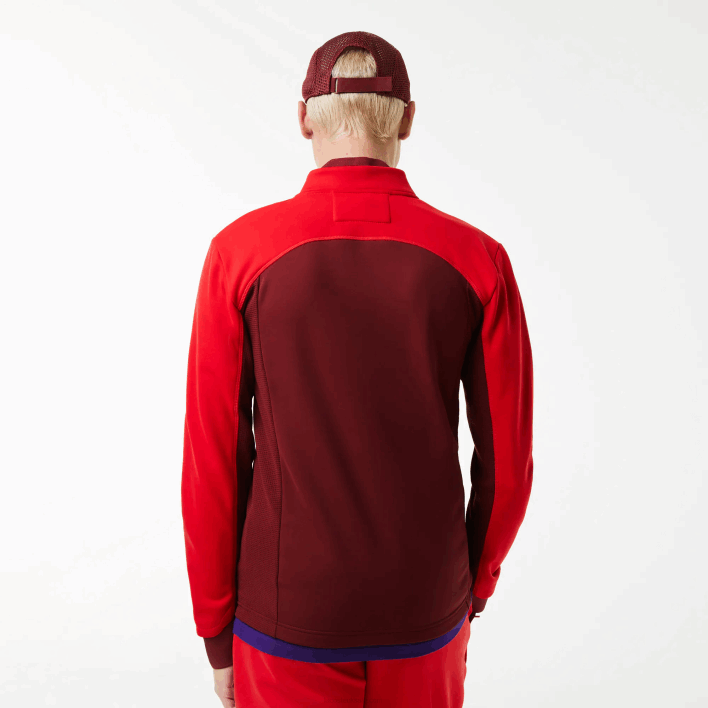 Lacoste SPORT Thermal Golf Jacket 646T1076 Bordeaux Red 6HJ Men