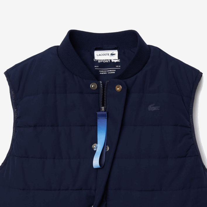Lacoste SPORT x Theo Curin Vest Jacket 646T1279 Navy Blue F65 Men