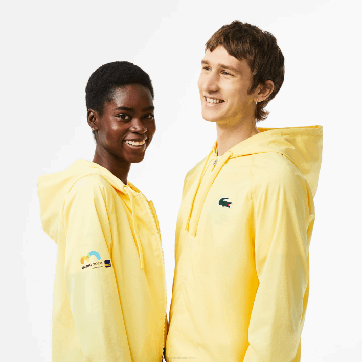 Lacoste Sport Miami Open Edition Jacket 646T397 Yellow 107 Men