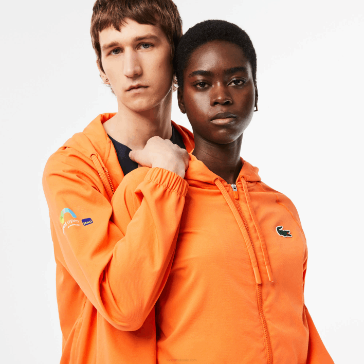Lacoste Sport Miami Open Edition Jacket 646T398 Orange 5QP Men