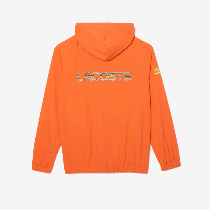 Lacoste Sport Miami Open Edition Jacket 646T398 Orange 5QP Men