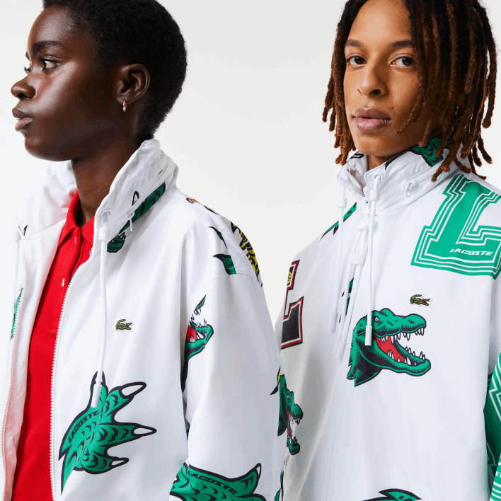 Lacoste Water-Repellent Taffeta Jacket 646T1245 White SBH Men