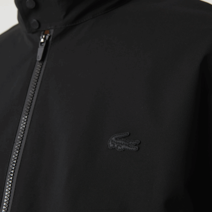 Lacoste Water-Resistant Short Zip Jacket 646T1314 Black 031 Men