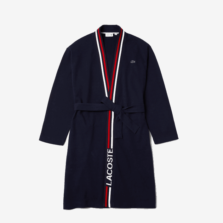 Lacoste Tricolor Band Cotton Pique Robe 646T1571 Navy Blue 166 Men