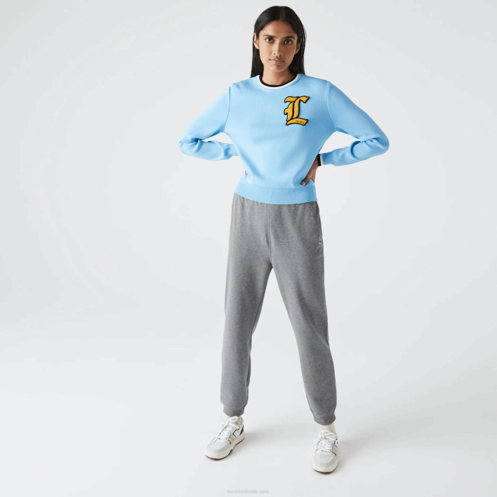 Lacoste Organic Cotton Fleece Jogging Pants 646T1208 Grey Chine 1VQ Men