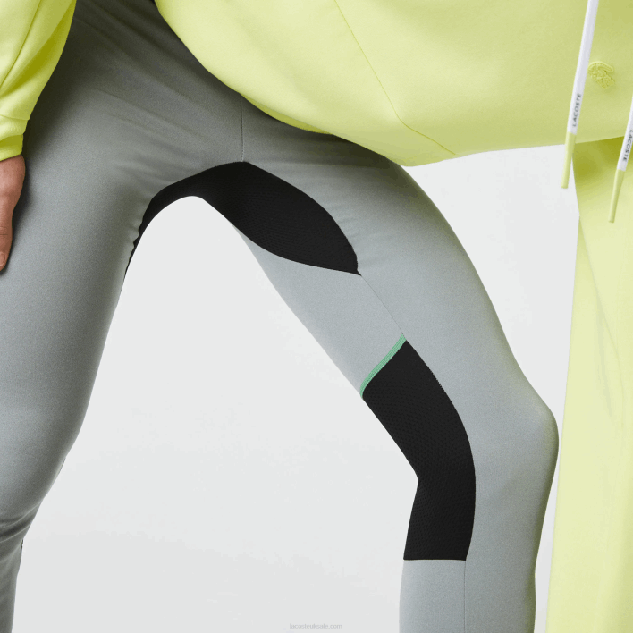 Lacoste SPORT Leggings 646T1139 Grey Chine Black White S1Y Men