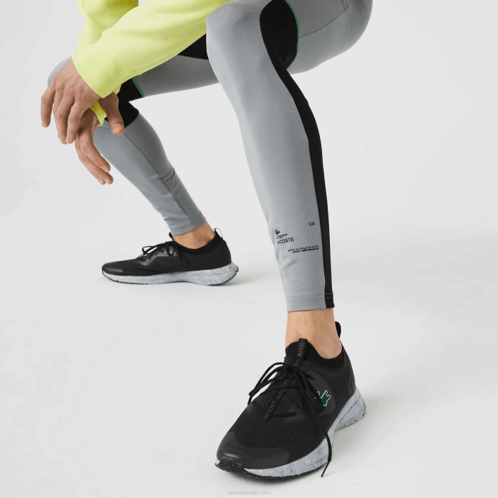 Lacoste SPORT Leggings 646T1139 Grey Chine Black White S1Y Men