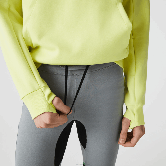 Lacoste SPORT Leggings 646T1139 Grey Chine Black White S1Y Men