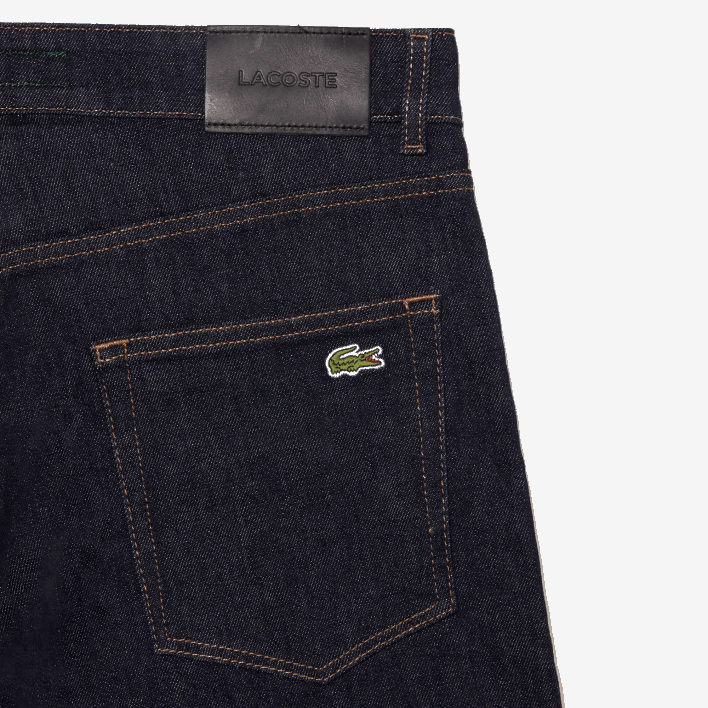 Lacoste Slim Fit Stretch Cotton Denim Pants 646T420 Blue ML4 Men