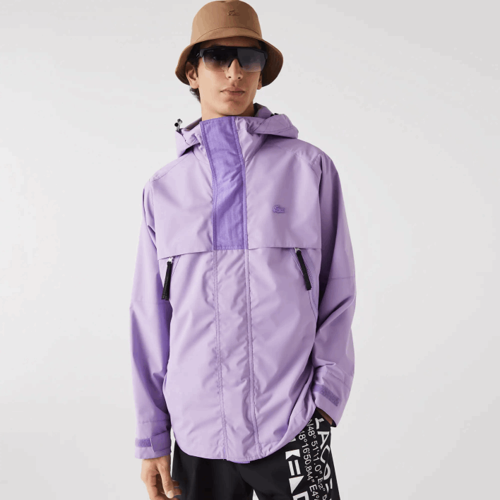 Lacoste Water-Repellent Parka 646T1256 Purple GFU Men