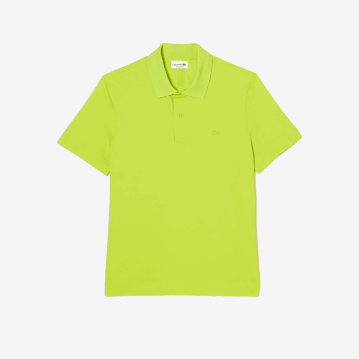 Lacoste Active Movement Breathable Cotton Pique Polo 646T261 Yellow 90V Men