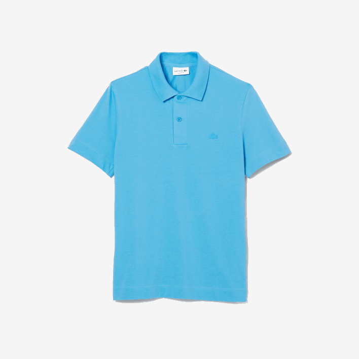 Lacoste Active Movement Breathable Cotton Pique Polo 646T898 Blue 4XA Men