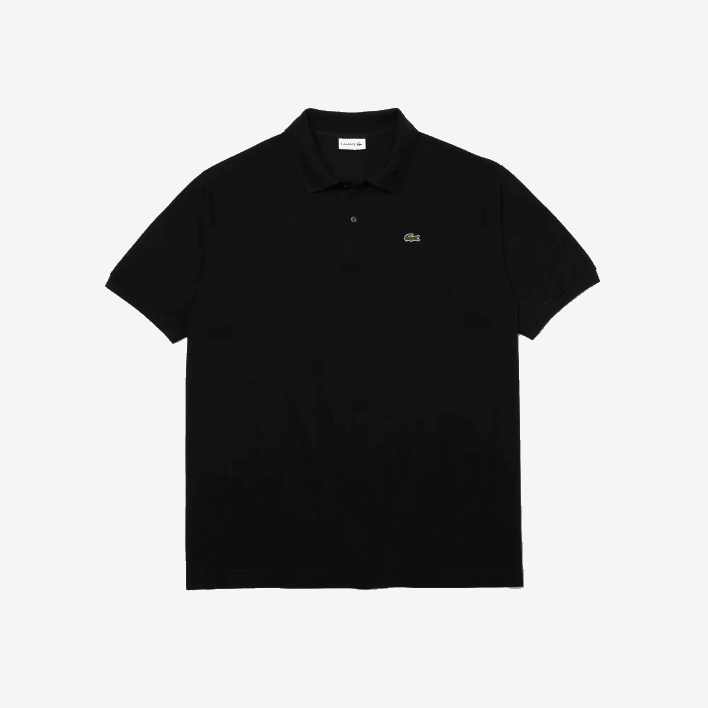 Lacoste Cotton Petit Pique Polo - Plus Size - Big 646T170 Black 031 Men