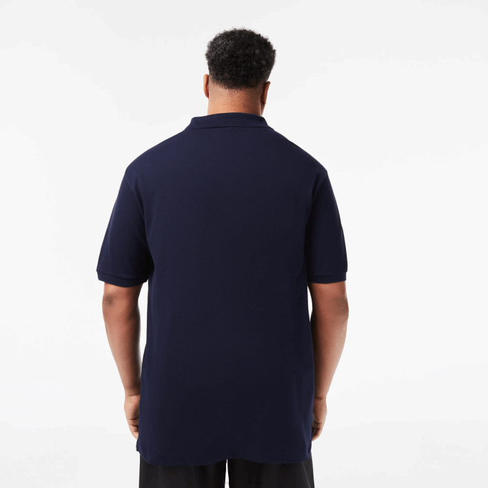 Lacoste Cotton Petit Pique Polo - Plus Size - Tall 646T189 Navy Blue 166 Men
