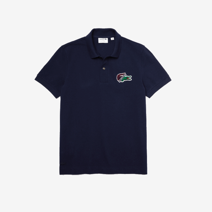 Lacoste Organic Cotton Pique Polo 646T573 Navy Blue 166 Men