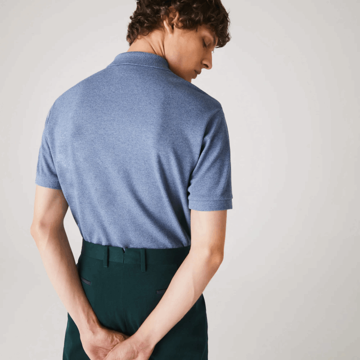 Lacoste Original L.12.12 Heathered Polo 646T128 Blue Chine 1GF Men