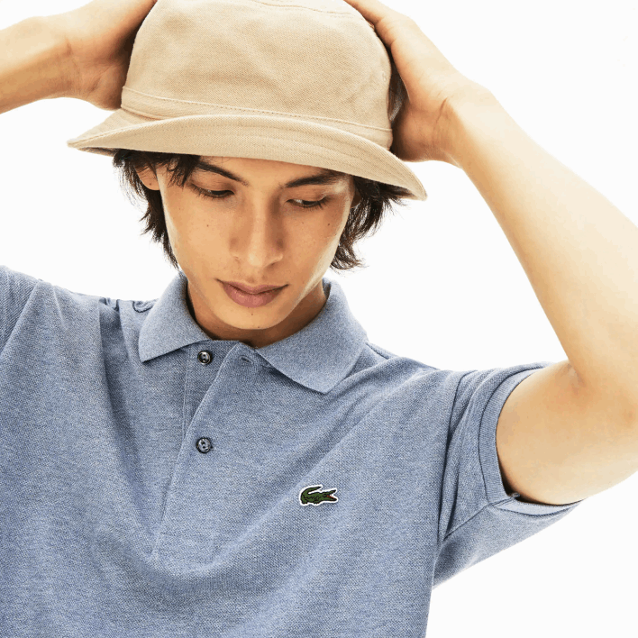 Lacoste Original L.12.12 Heathered Polo 646T128 Blue Chine 1GF Men