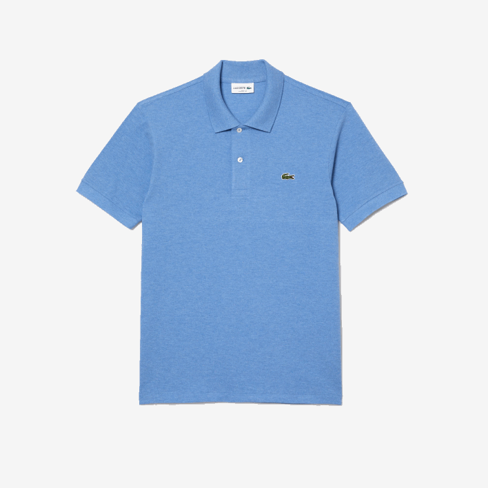 Lacoste Original L.12.12 Heathered Polo 646T185 Blue Chine KC9 Men