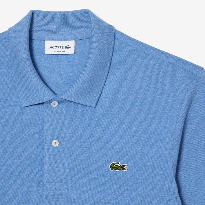 Lacoste Original L.12.12 Heathered Polo 646T185 Blue Chine KC9 Men