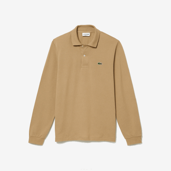 Lacoste Original L.12.12 Long Sleeve Polo 646T1221 Beige 02S Men