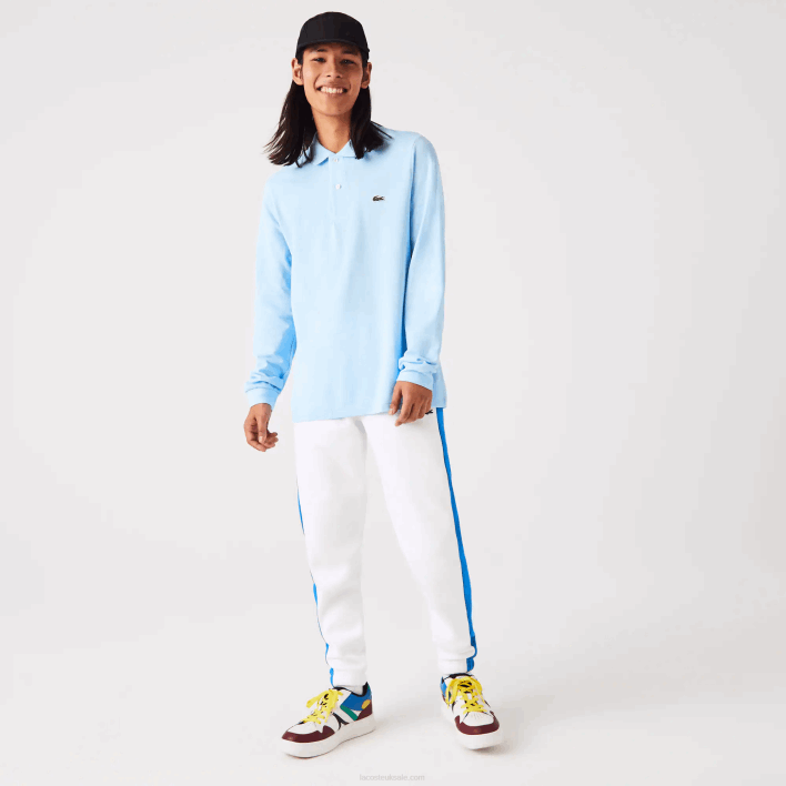 Lacoste Original L.12.12 Long Sleeve Polo 646T643 Blue HBP Men