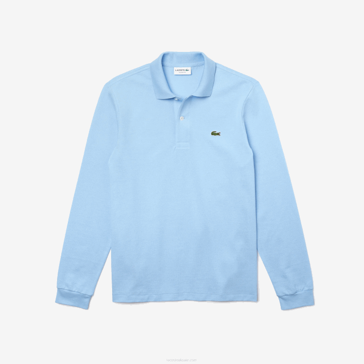 Lacoste Original L.12.12 Long Sleeve Polo 646T643 Blue HBP Men