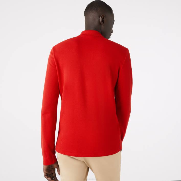 Lacoste Original L.12.12 Long Sleeve Polo 646T727 Red 240 Men