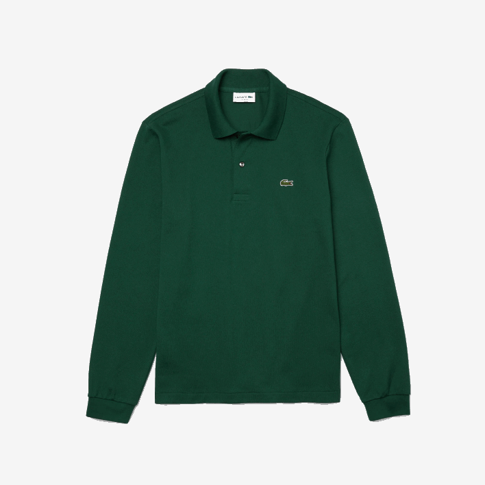 Lacoste Original L.12.12 Long Sleeve Polo 646T746 Green 132 Men