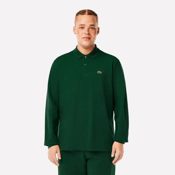 Lacoste Original L.12.12 Long Sleeve Polo 646T746 Green 132 Men