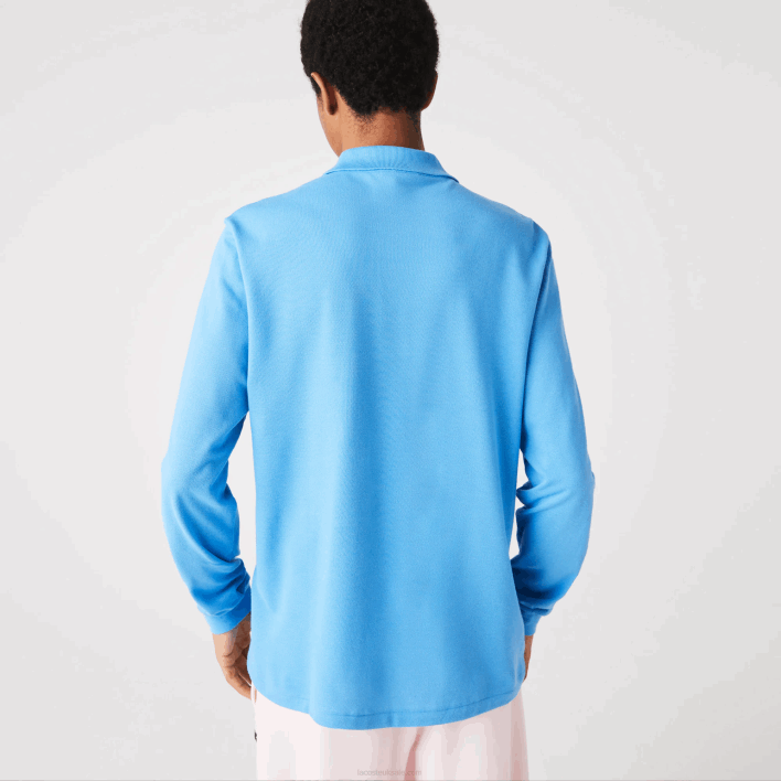 Lacoste Original L.12.12 Long Sleeve Polo 646T821 Blue 4XA Men