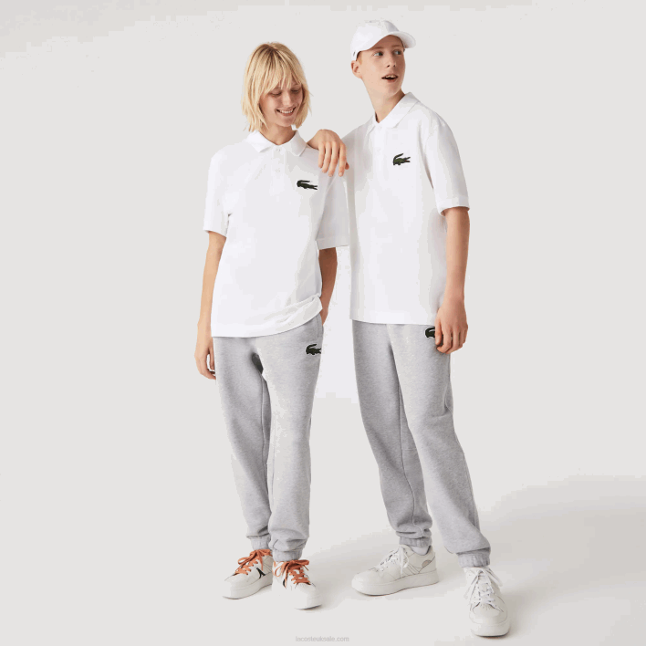 Lacoste Original L.12.12 Loose Fit Polo 646T231 White 001 Men