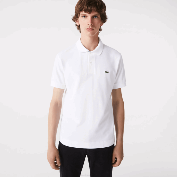 Lacoste Original L.12.12 Polo with heavy cotton pique 646T249 White 001 Men