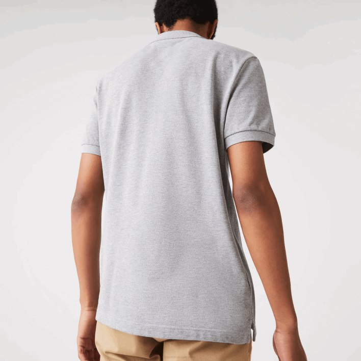 Lacoste Original L.12.12 Slim Fit Polo 646T1267 Grey Chine YRD Men