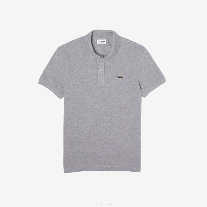 Lacoste Original L.12.12 Slim Fit Polo 646T1267 Grey Chine YRD Men