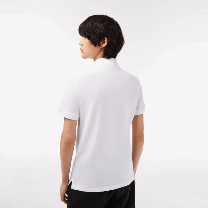 Lacoste Original L.12.12 Slim Fit Polo 646T158 White 001 Men