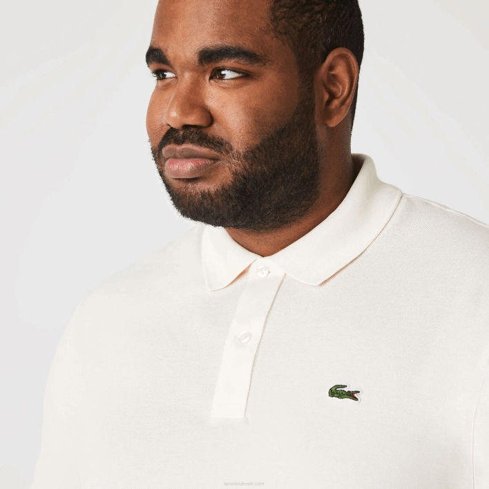 Lacoste Original L.12.12 Slim Fit Polo 646T159 White XFJ Men