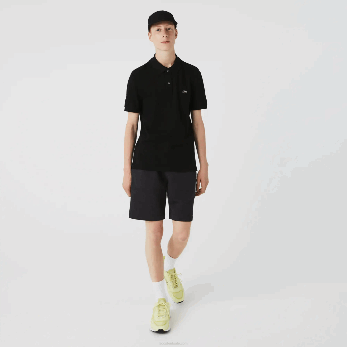 Lacoste Original L.12.12 Slim Fit Polo 646T160 Black 031 Men