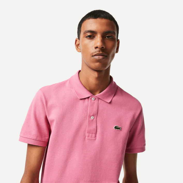 Lacoste Original L.12.12 Slim Fit Polo 646T190 Pink 2R3 Men