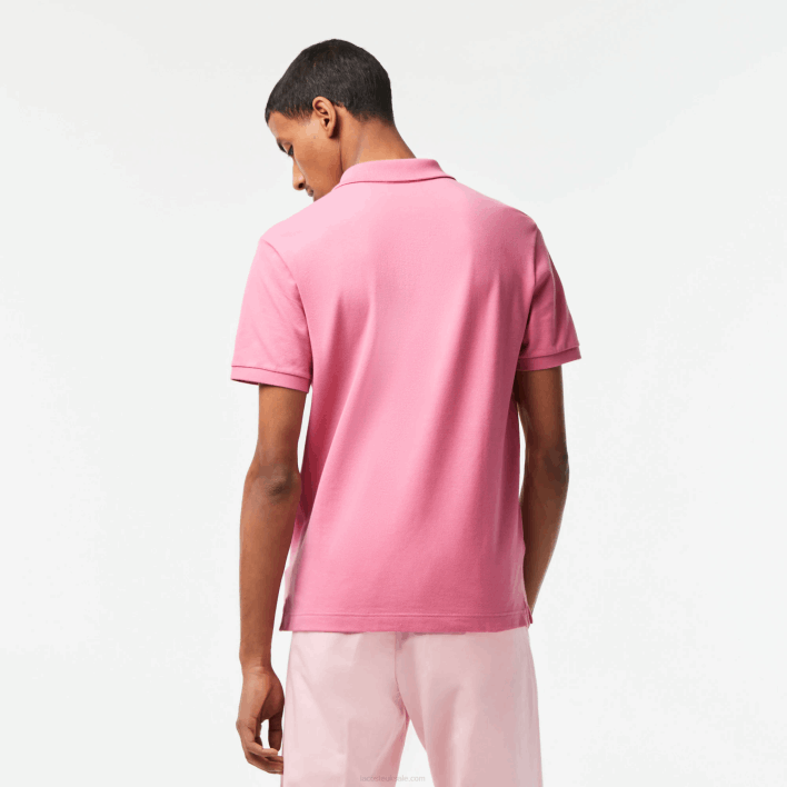 Lacoste Original L.12.12 Slim Fit Polo 646T190 Pink 2R3 Men